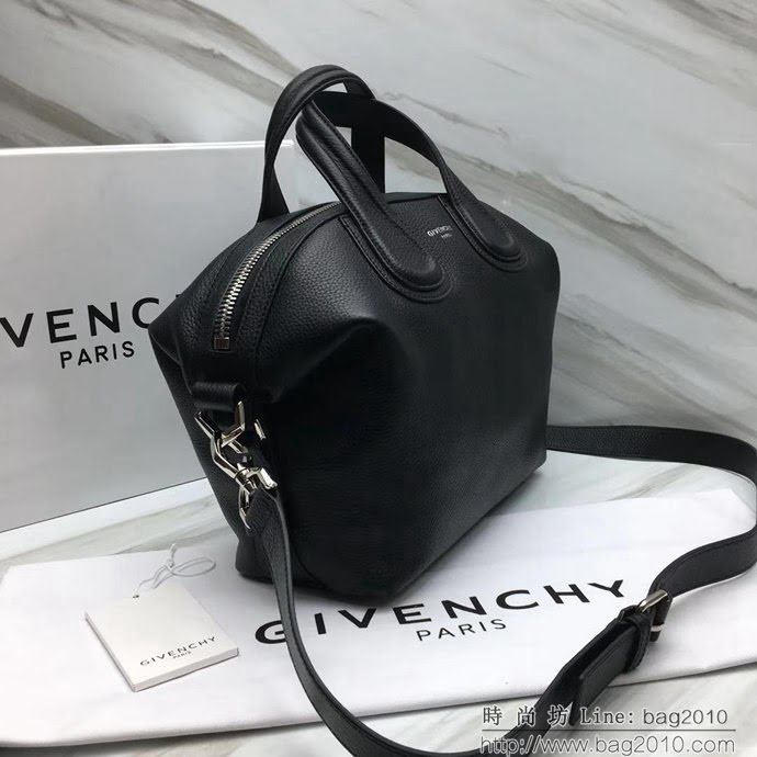 GlVENCHY紀梵希 新款南丁格爾 山羊紋牛皮 中號 2一28601s克牛 手提 肩背 斜跨包  tsg1017